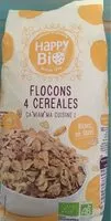 Cantidad de azúcar en Flocons 4 cereales