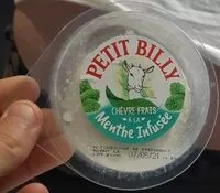 चीनी की मात्रा Chèvre frais