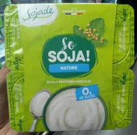 Sucre et nutriments contenus dans Sojade