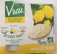 Quantité de sucre dans Yaourt Citron sucré