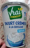 Cantidad de azúcar en Yaourt cremeux à la grecque nature