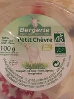 Sucre et nutriments contenus dans Bergerie