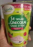 Suhkru kogus sees So Soja ! à la grecque framboise