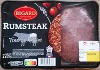 入っている砂糖の量 Steaks hachés Rumsteak