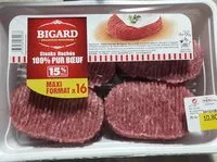 İçindeki şeker miktarı Steaks Hachés 100% pur boeuf