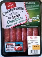 Amount of sugar in Chipolatas Herbes de Provence