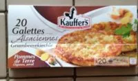 入っている砂糖の量 Galettes aux pommes de terre, oignons et persil