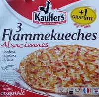入っている砂糖の量 Flammekueche