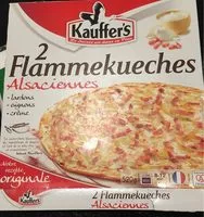 入っている砂糖の量 Flammekuche alsacienne Kauffer's