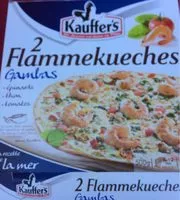 入っている砂糖の量 Kauffer's Flammekueches gambas