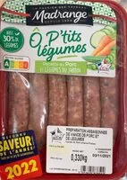入っている砂糖の量 Recettes au porc et légumes du jardin Ô p’tits légumes