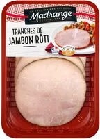 Sokerin määrä sisällä Tranches de jambon rôti