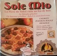चीनी की मात्रा Pizza Chorizo Poivron rouge Fromage cuite au feu de bois