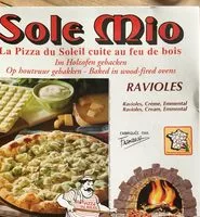 चीनी की मात्रा Pizza ravioles crème emmental