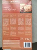 चीनी की मात्रा Calzone CHORIZO