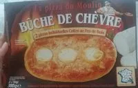 चीनी की मात्रा Pizza Bûche de chèvre