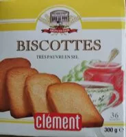 Amount of sugar in Biscotte