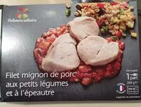 Suhkru kogus sees Filet mignon de porc aux petits légumes et à l'épeautre