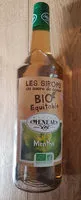 Jumlah gula yang masuk Les sirops au sucre de canne Menthe