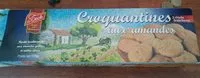 入っている砂糖の量 Croquantines aux amandes
