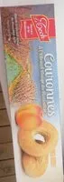 入っている砂糖の量 COURONNES CATALANES A L'ABRICOT