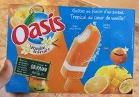 चीनी की मात्रा Glaces vanille & fruits