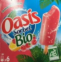 चीनी की मात्रा Oasis sorbet bio