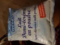 Jumlah gula yang masuk Lait demi-écrémé en poudre