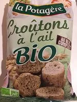 Zuckermenge drin Croûtons à l'ail Bio au blé complet