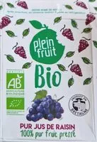 İçindeki şeker miktarı Jus de raisin