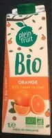 Quantité de sucre dans Jus d'oange bio
