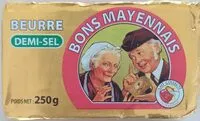 Sucre et nutriments contenus dans Bon mayennais