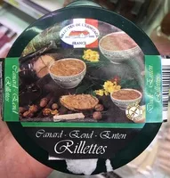 Sucre et nutriments contenus dans Rillettes de l ermitage