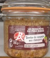 Sucre et nutriments contenus dans Les bons pates du pere andre