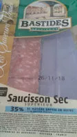 Suhkru kogus sees Saucisson Sec