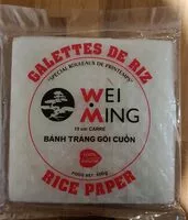 Sucre et nutriments contenus dans Wei mong