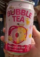 Cantidad de azúcar en Bubble tea
