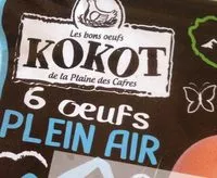 Sucre et nutriments contenus dans Kokot