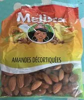 İçindeki şeker miktarı Amandes décortiquées