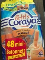 Sucre et nutriments contenus dans Petits coraya