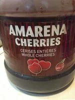 Sucre et nutriments contenus dans Amarena cherries