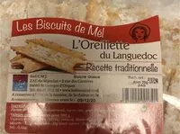 Zuckermenge drin Oreillette du languedoc