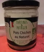 Sucre et nutriments contenus dans Tartine potager