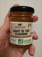 Jumlah gula yang masuk Confit de vin de sauternes