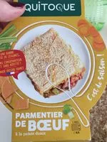 Количество сахара в Parmentier de boeuf a la patate douce