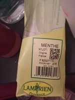 İçindeki şeker miktarı Menthe fraîche
