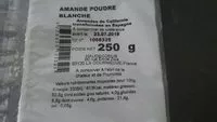 चीनी की मात्रा Amd Poudre Blanche 100%% 250G,
