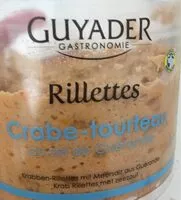 चीनी की मात्रा Rillettes Crabe-Tourteau
