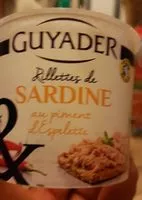 Jumlah gula yang masuk Rillette de sardine au piment d'Espelette