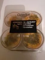 Cantidad de azúcar en Verrines apéro st Jacques carottes et pommes fondantes